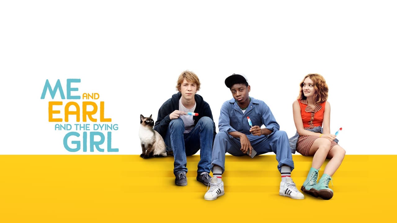 Me and Earl and the Dying Girl — backdrops with title 3