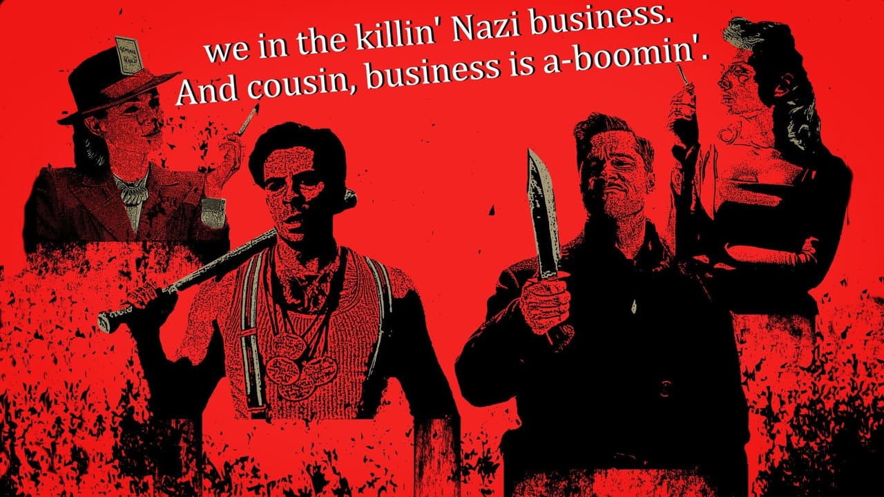 Inglourious Basterds — backdrops with title 4