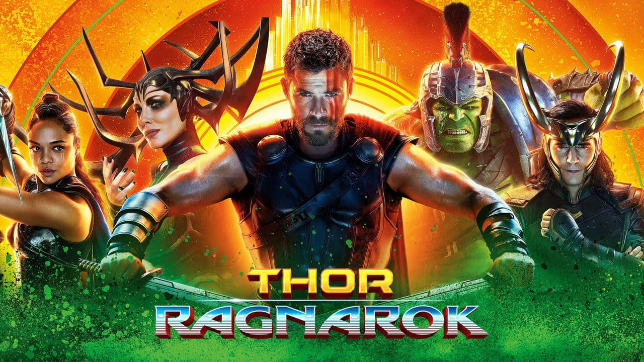 Thor: Ragnarok — backdrops with title 1