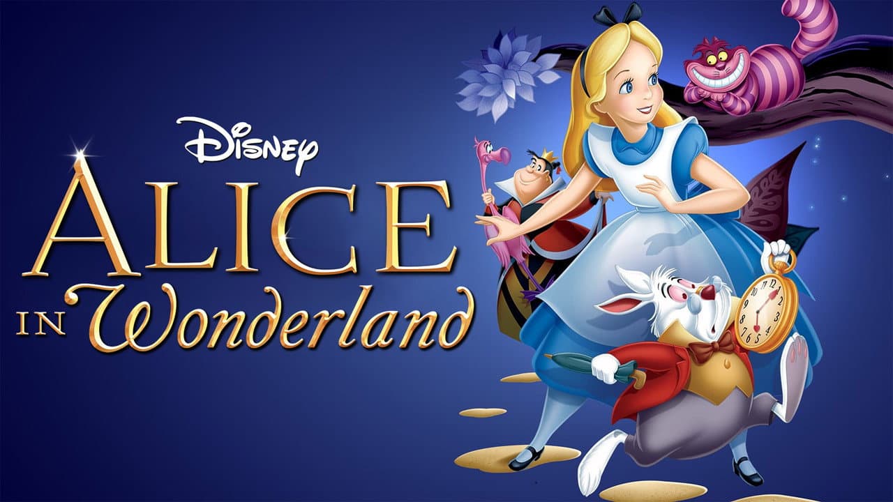 Alice in Wonderland — backdrops with title 8