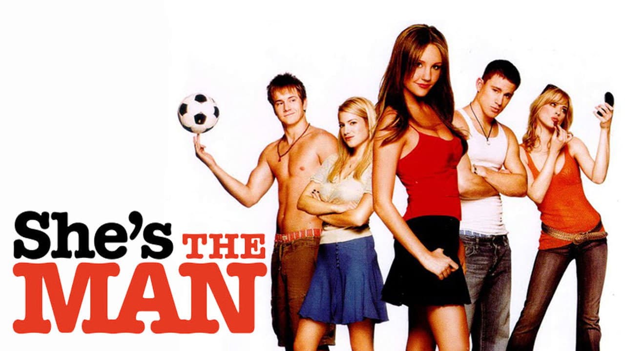 She's the Man — backdrops with title 7
