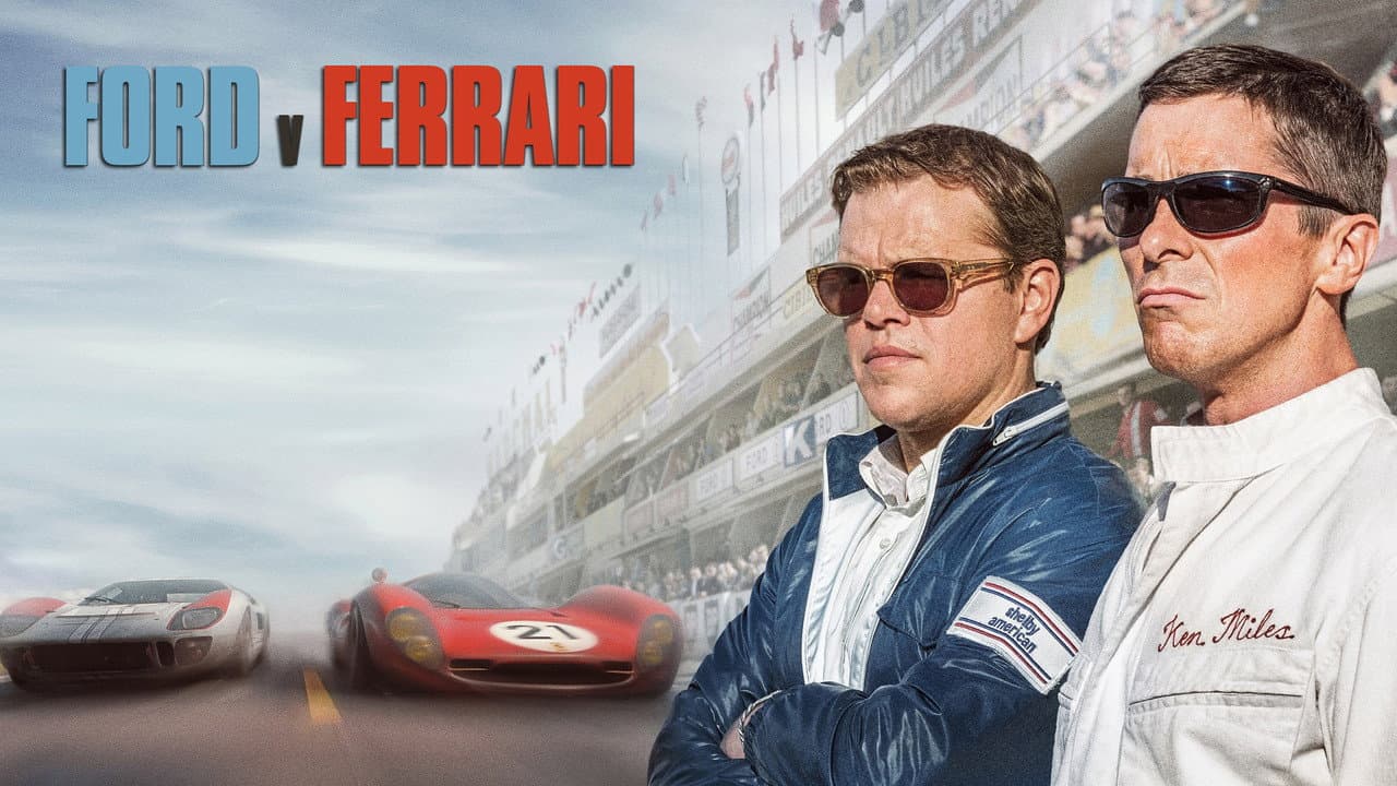Ford v Ferrari — backdrops with title 3