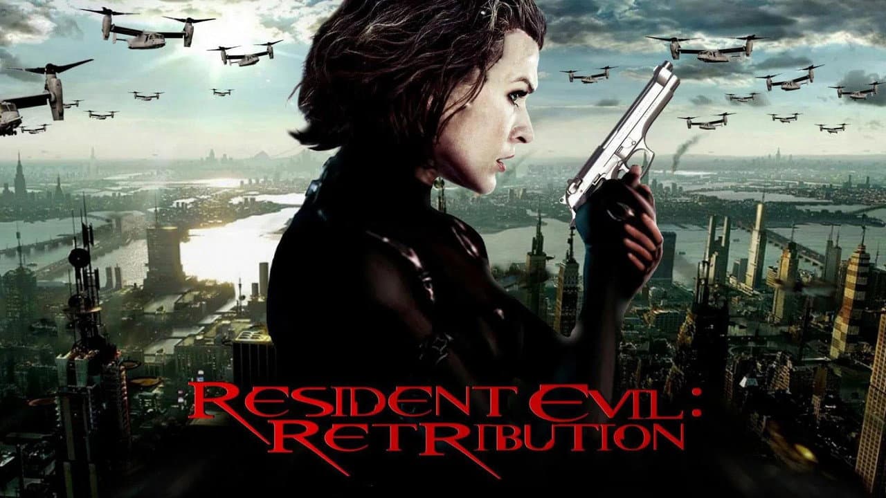Resident Evil: Retribution — backdrops with title 3