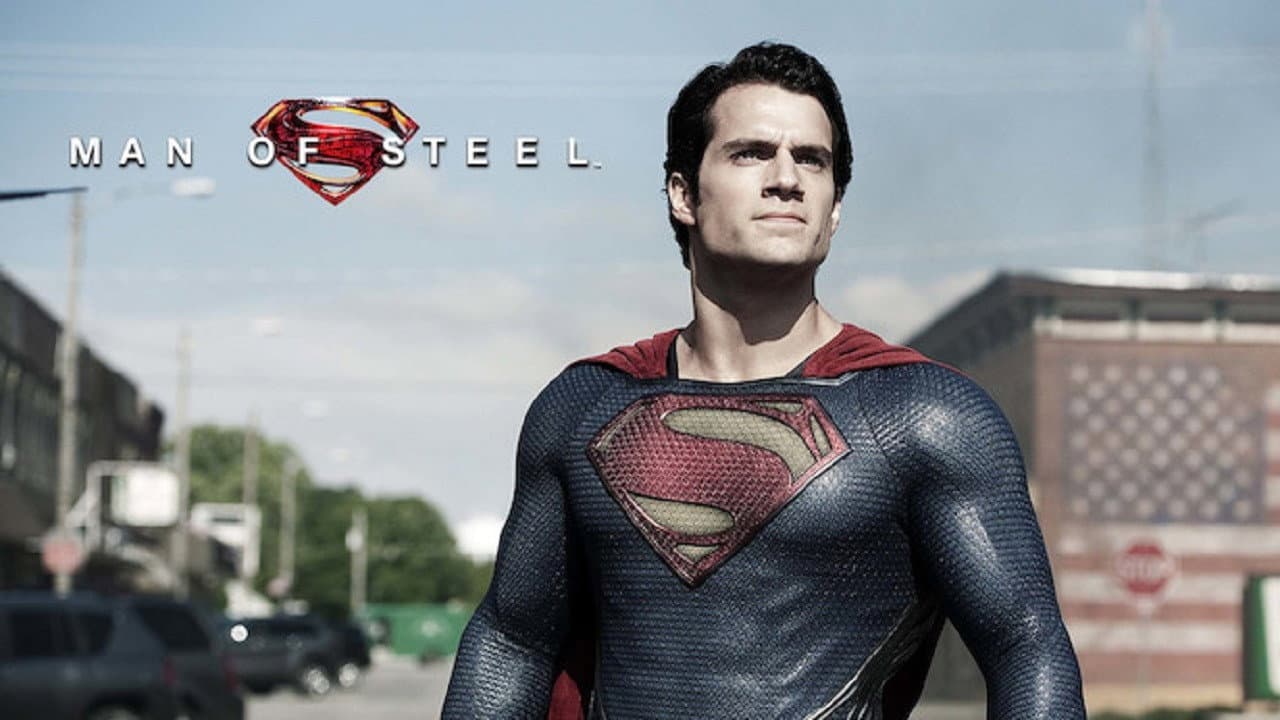Man of Steel — backdrops with title 5
