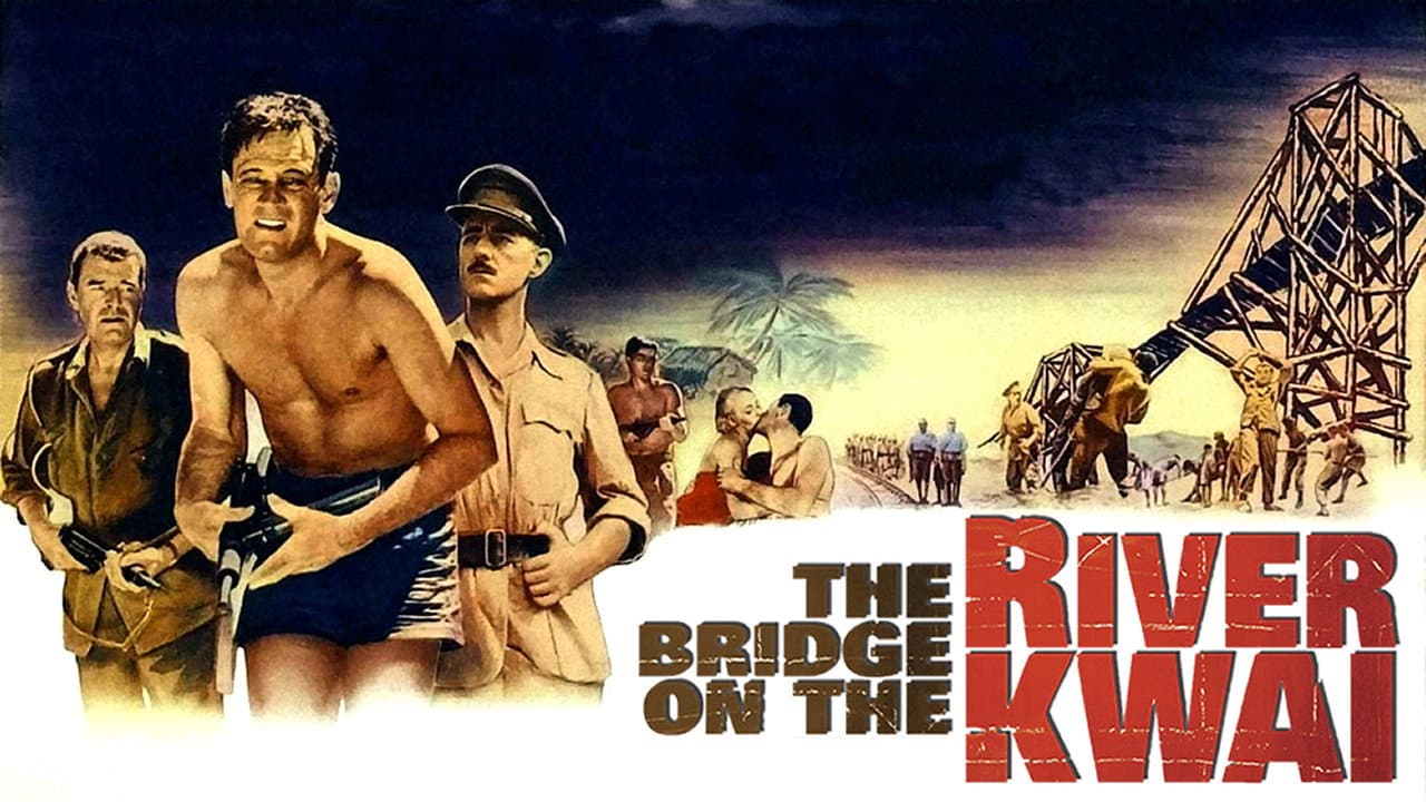 The Bridge on the River Kwai — backdrops with title 3