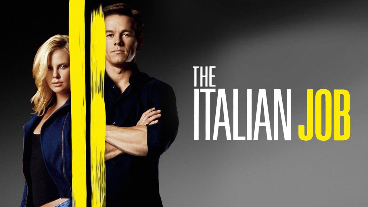 The Italian Job — backdrops with title 5