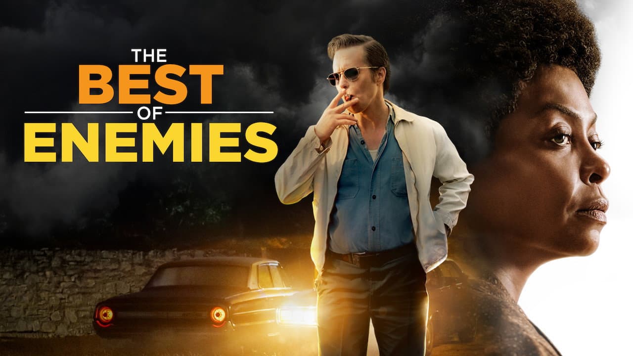 The Best of Enemies — backdrops with title 4
