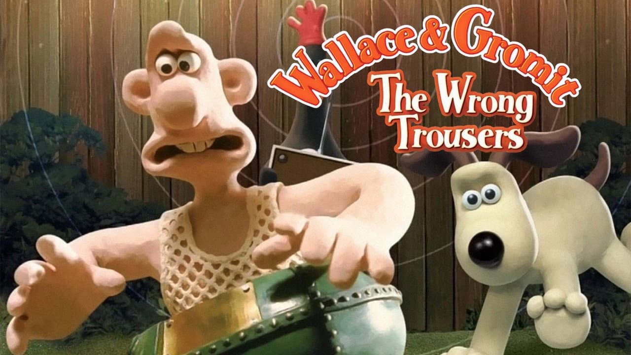 The Wrong Trousers — backdrops with title 4