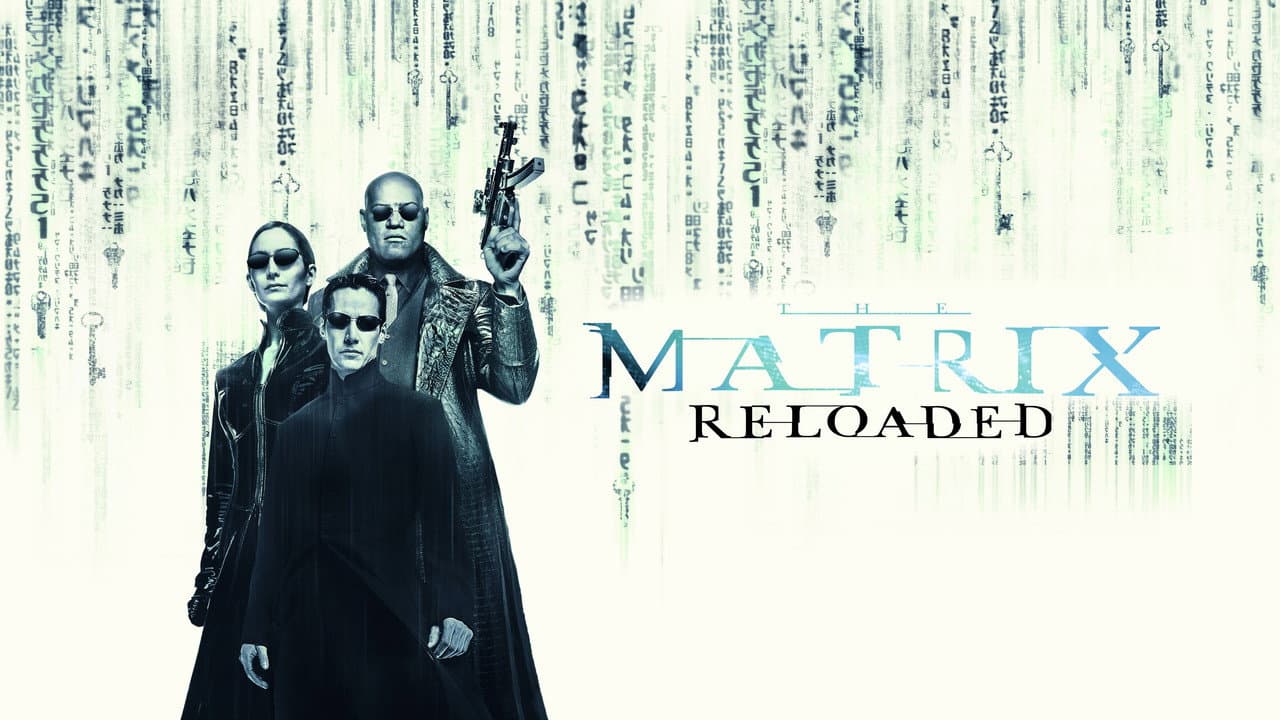 The Matrix Reloaded — backdrops with title 2