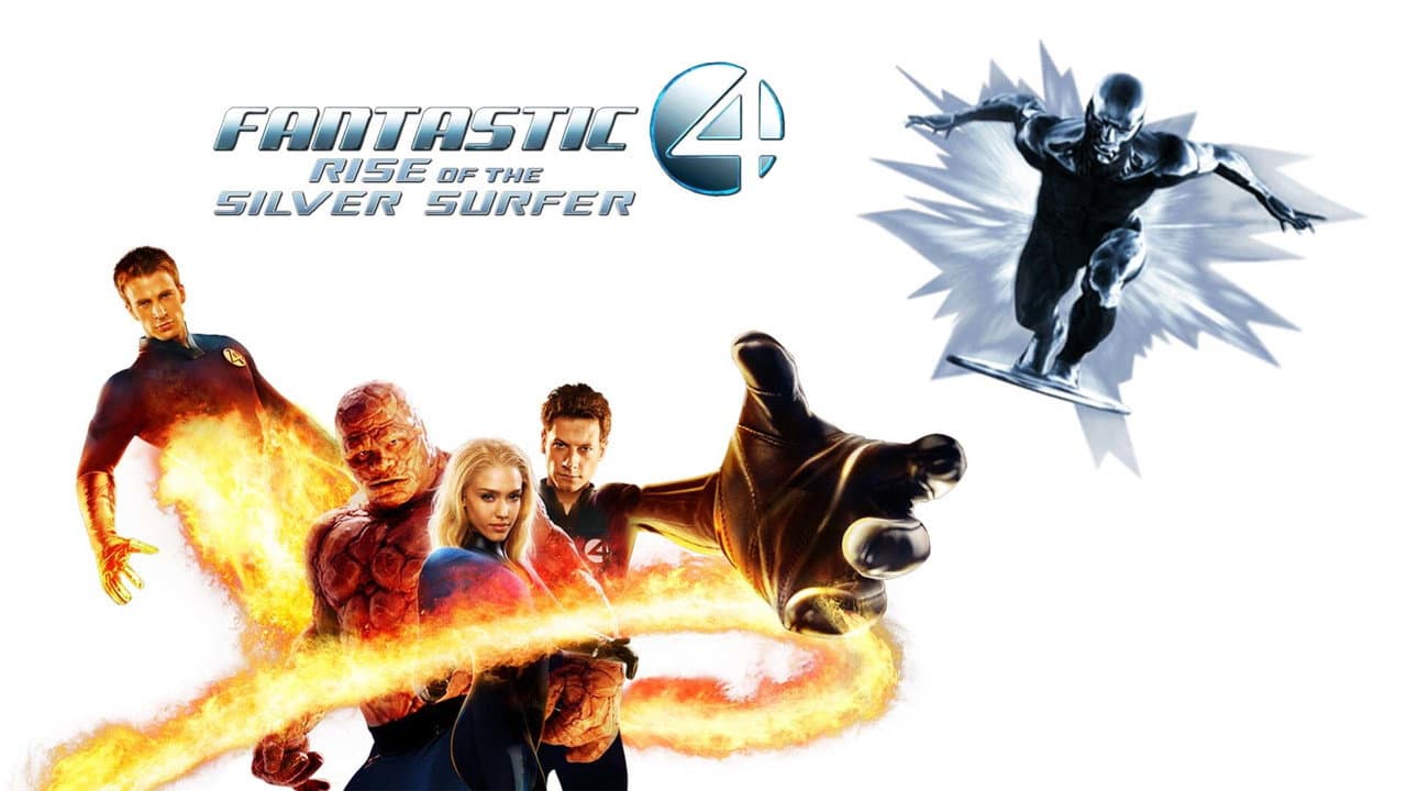Fantastic Four: Rise of the Silver Surfer — backdrops with title 1