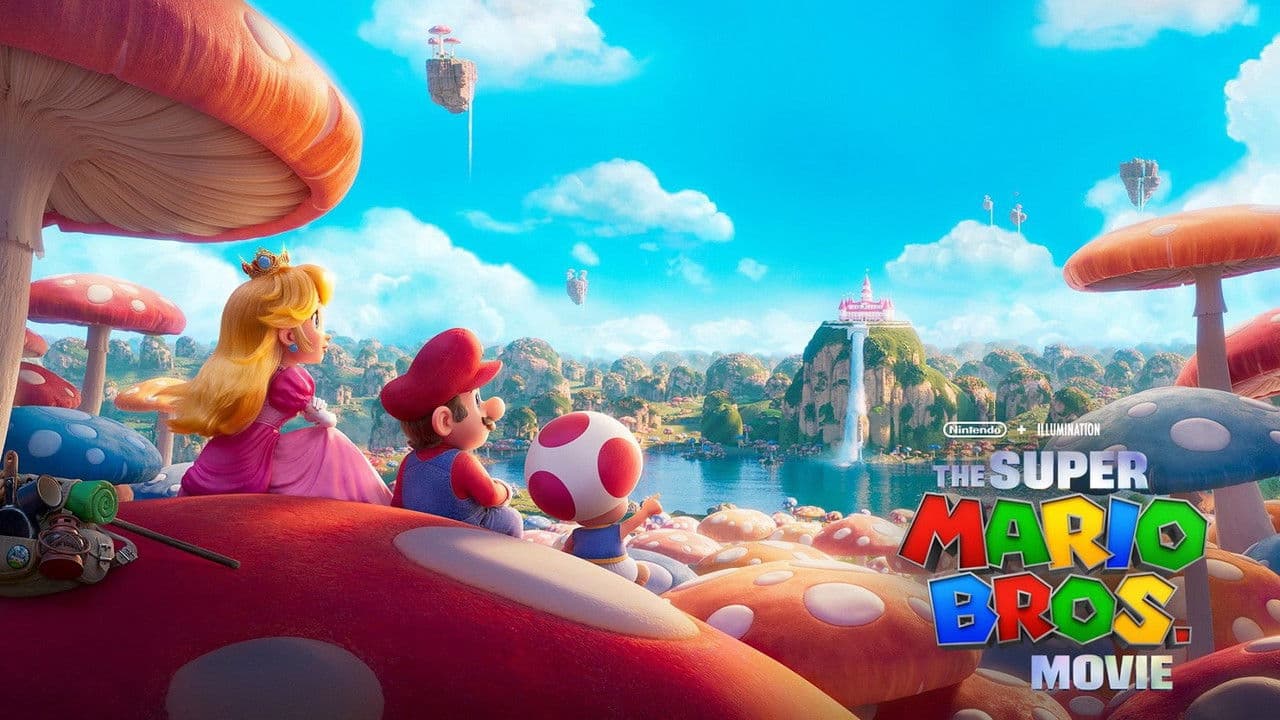 The Super Mario Bros. Movie — backdrops with title 2