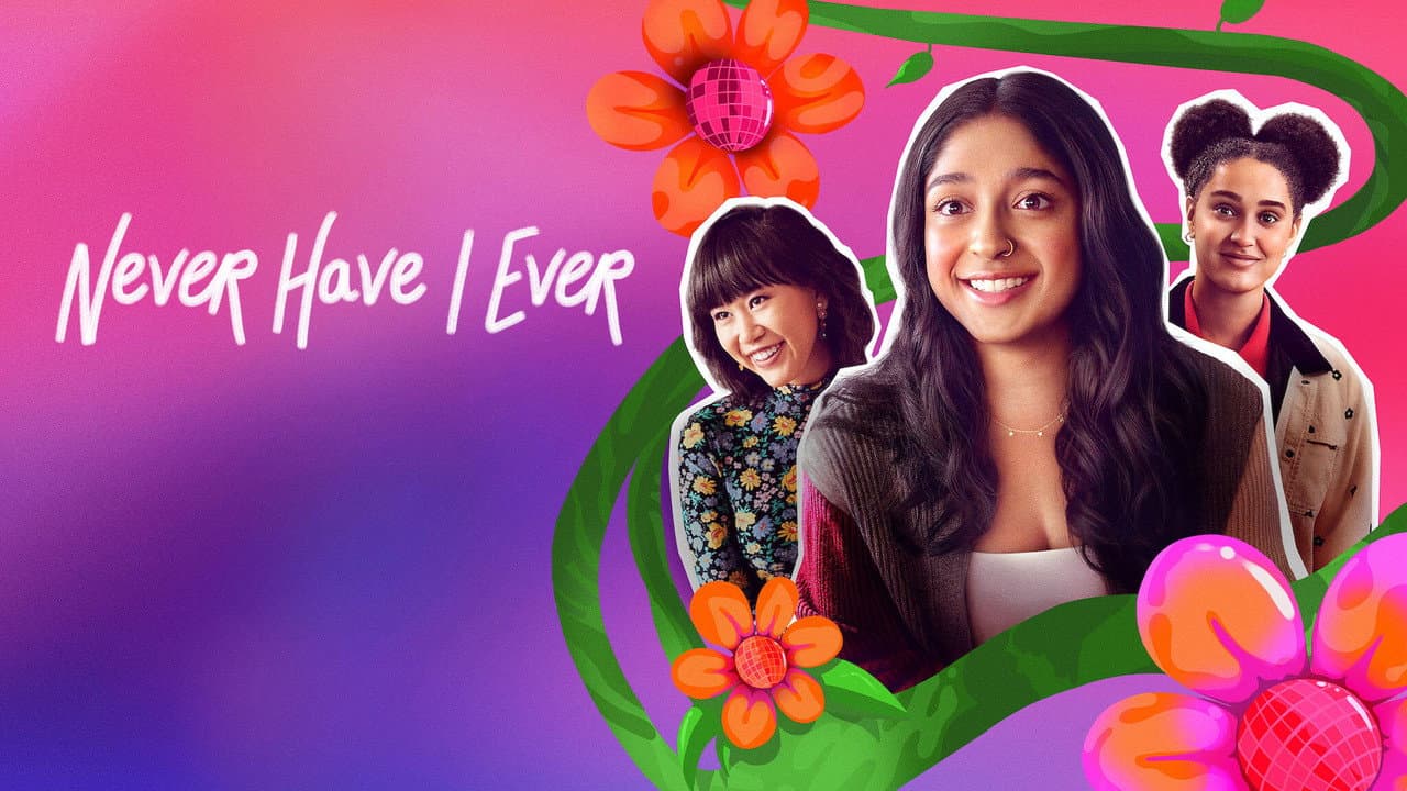 Never Have I Ever — backdrops with title 1