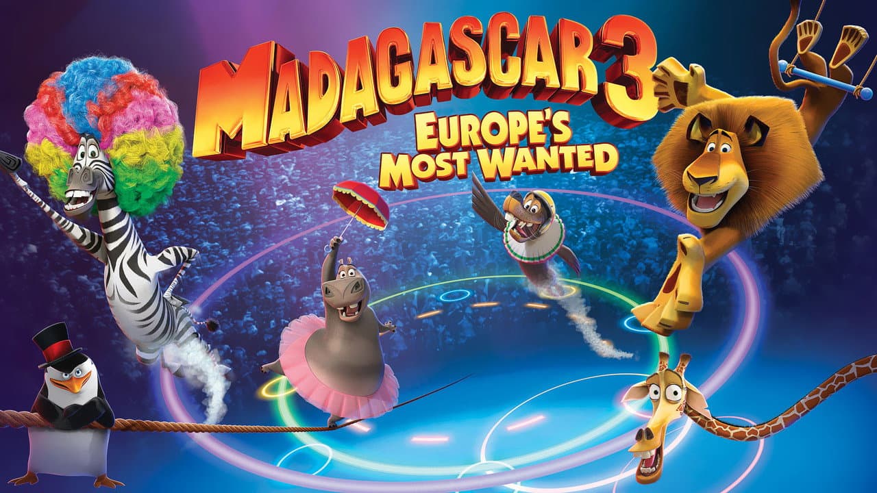 Madagascar 3: Europe's Most Wanted — backdrops with title 1