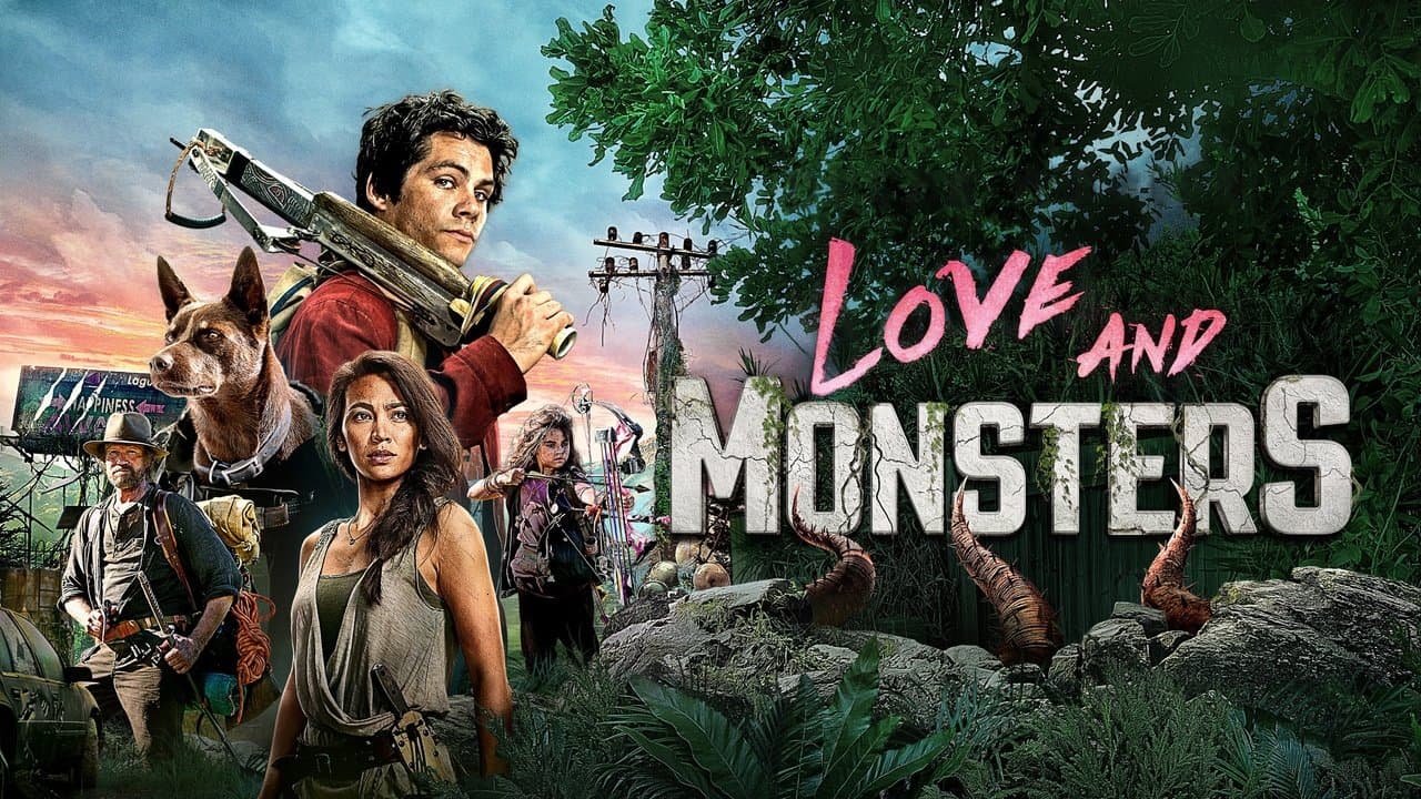 Love and Monsters — backdrops with title 1