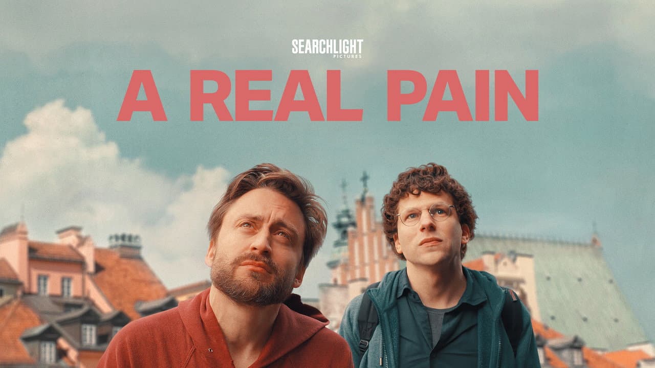 A Real Pain — backdrops with title 6