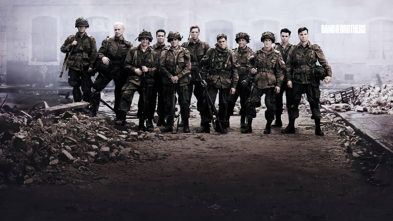 Band of Brothers — backdrops with title 8