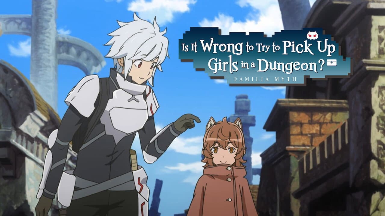 Is It Wrong to Try to Pick Up Girls in a Dungeon? — backdrops with title 7