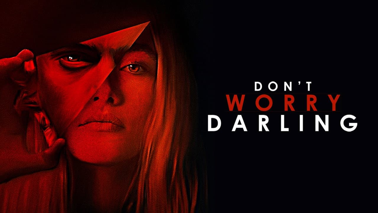 Don't Worry Darling — backdrops with title 5