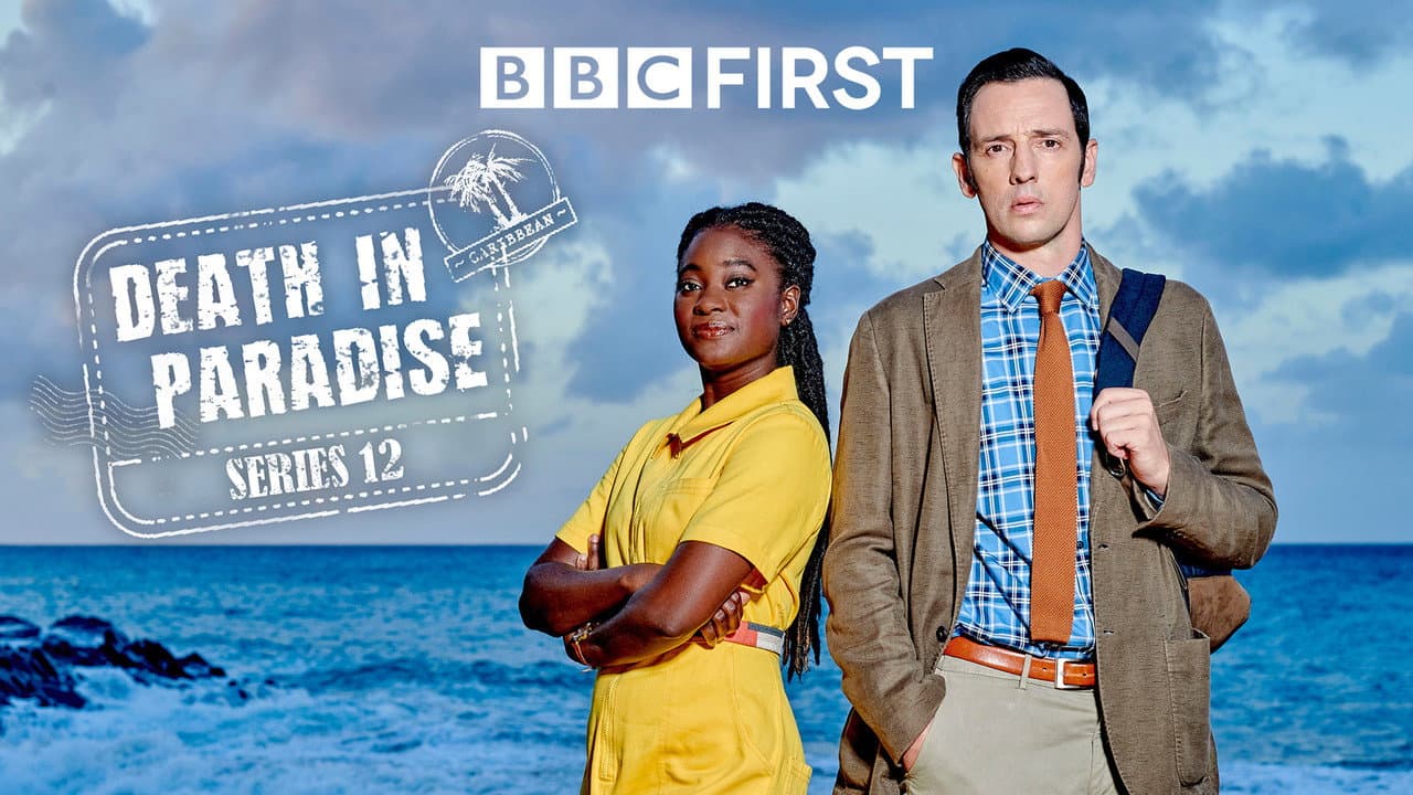 Death in Paradise — backdrops with title 8