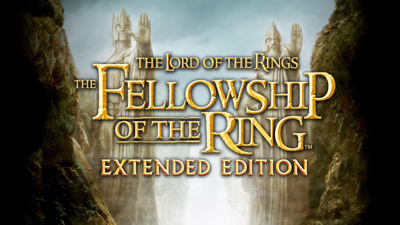 The Lord of the Rings: The Fellowship of the Ring — backdrops with title 7