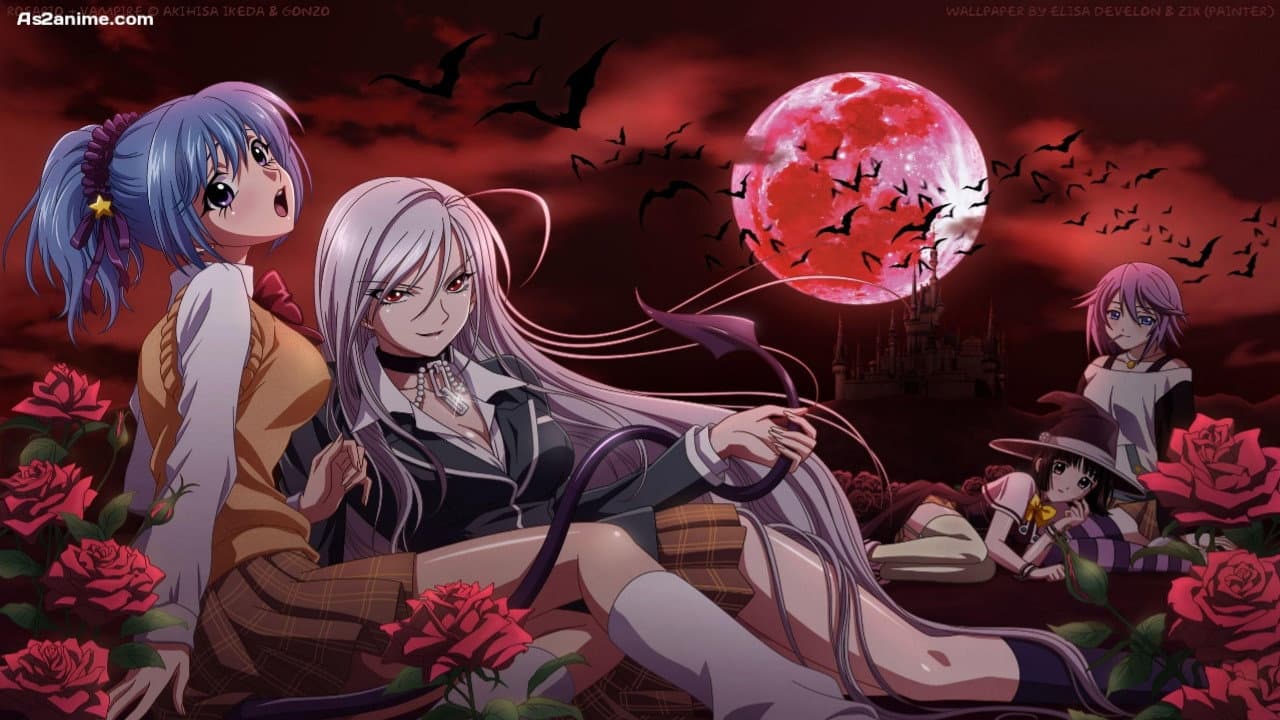 Rosario + Vampire — backdrops 5