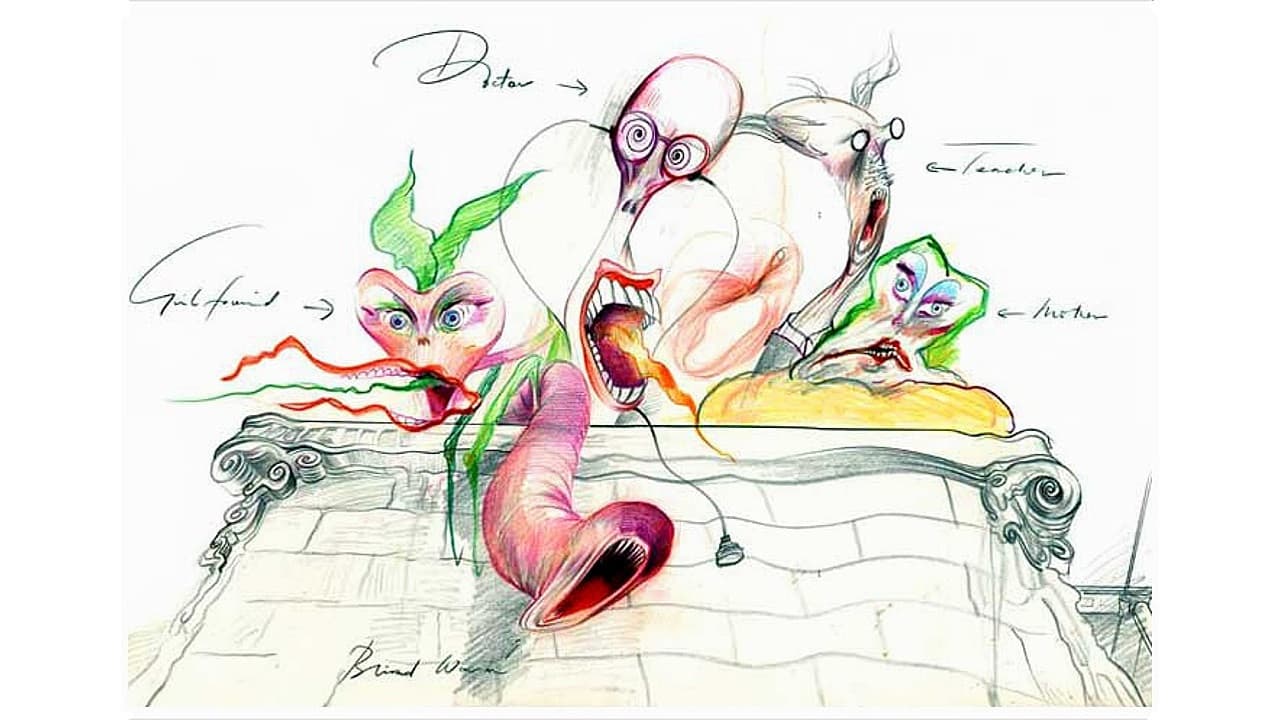 Pink Floyd: The Wall — backdrops with title 7