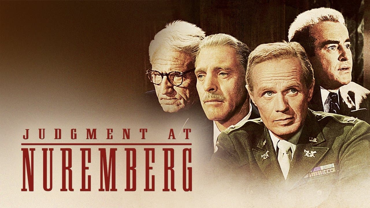 Judgment at Nuremberg — backdrops with title 1