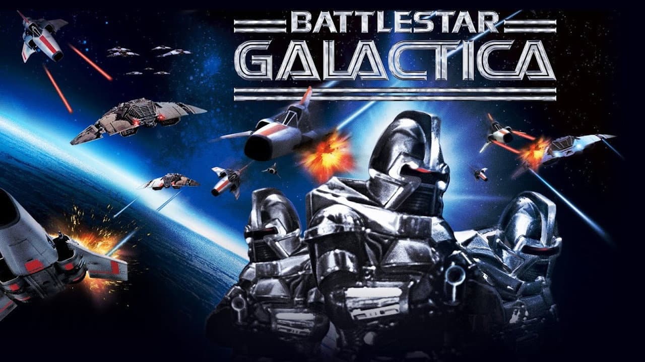 Battlestar Galactica — backdrops with title 1