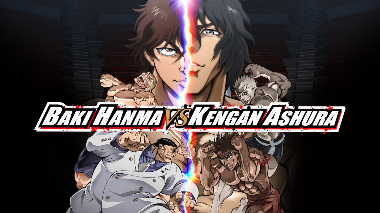 Baki Hanma VS Kengan Ashura — backdrops with title 1