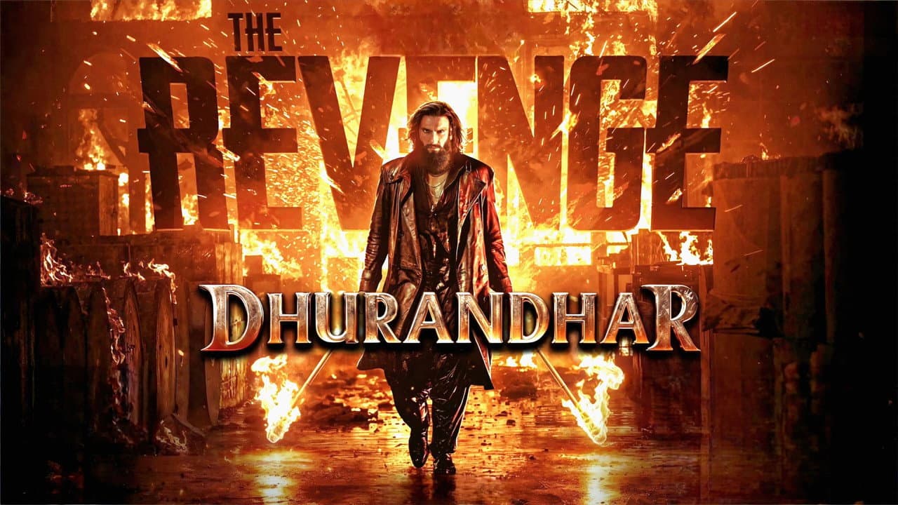 Dhurandhar: The Revenge — backdrops with title 4