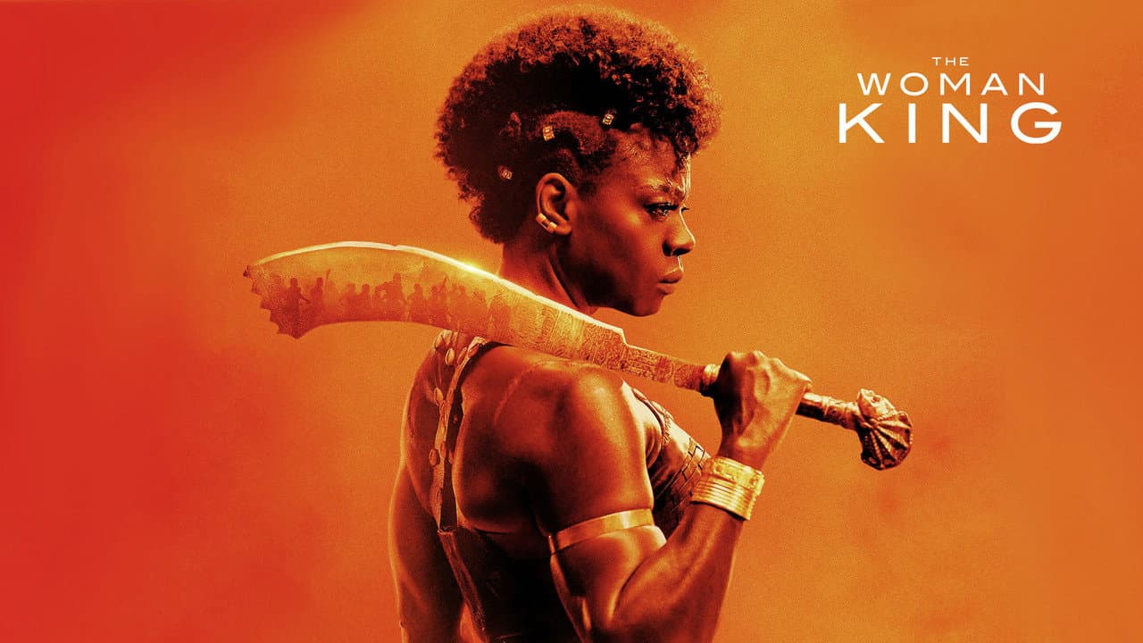 The Woman King — backdrops with title 6