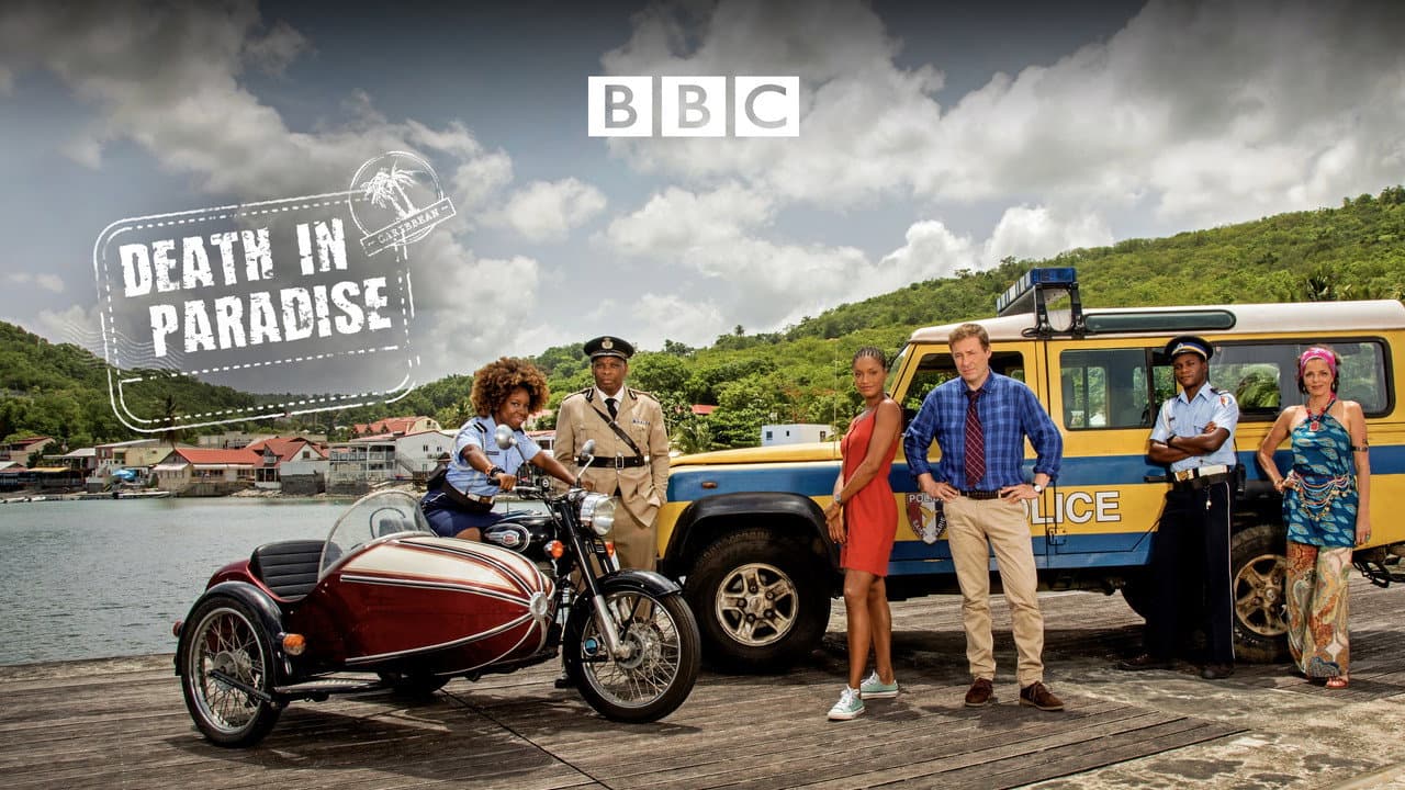 Death in Paradise — backdrops with title 6