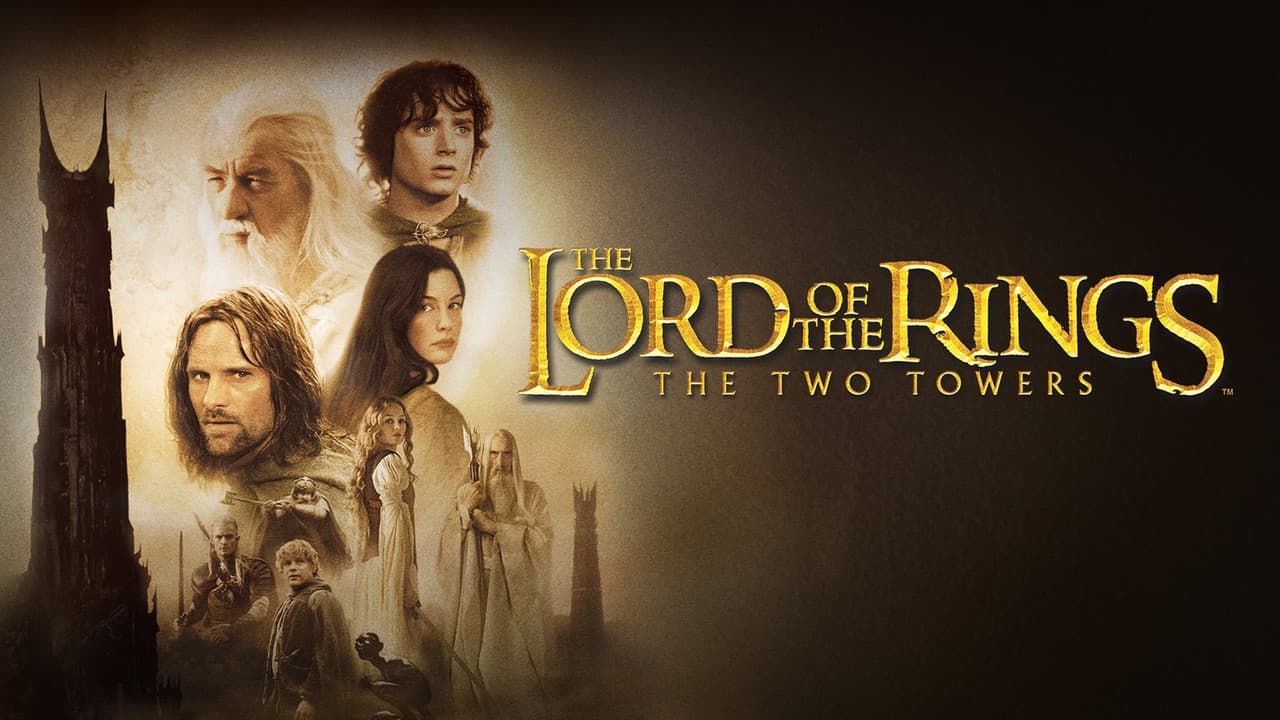 The Lord of the Rings: The Two Towers — backdrops with title 1