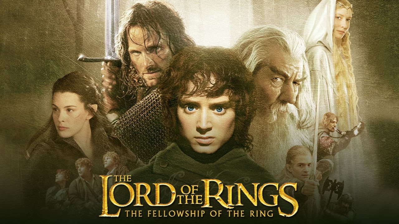 The Lord of the Rings: The Fellowship of the Ring — backdrops with title 4