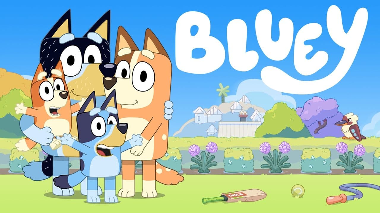 Bluey — backdrops with title 1
