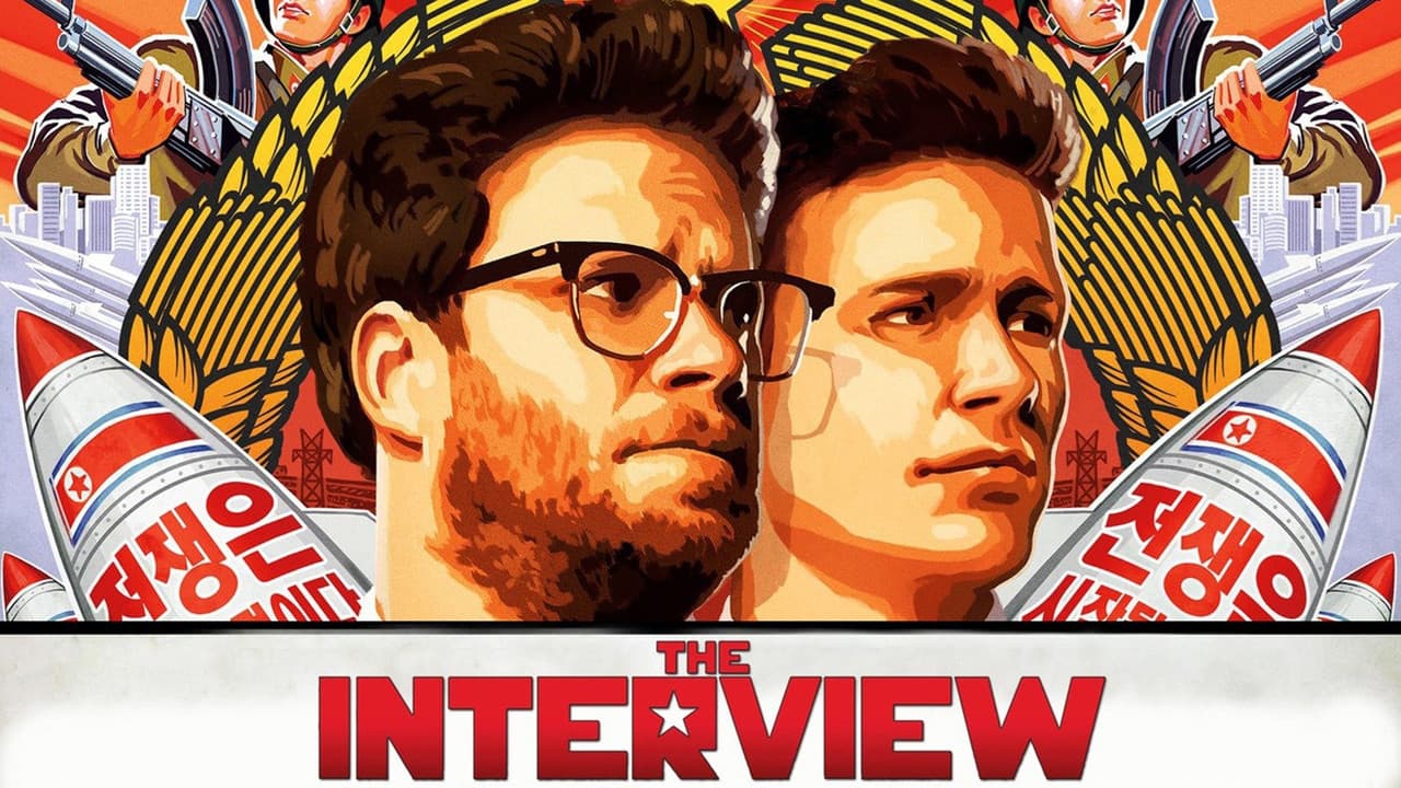 The Interview — backdrops with title 1