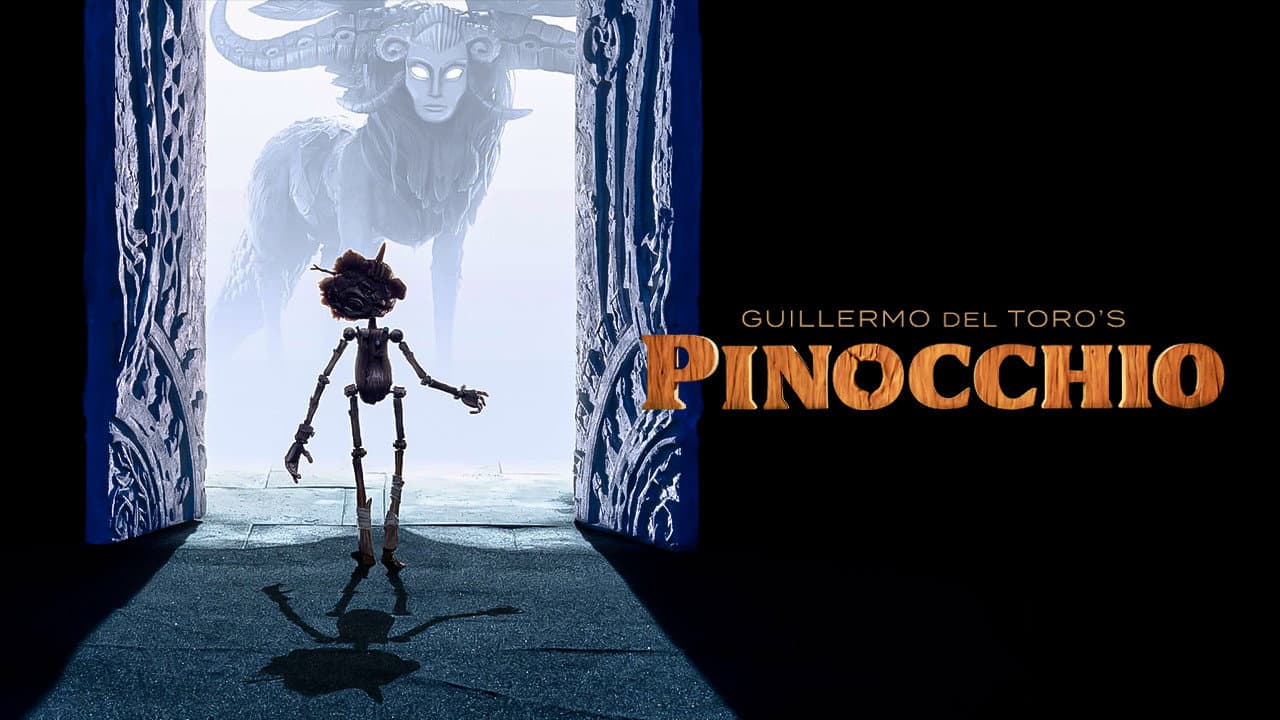 Guillermo del Toro's Pinocchio — backdrops with title 5