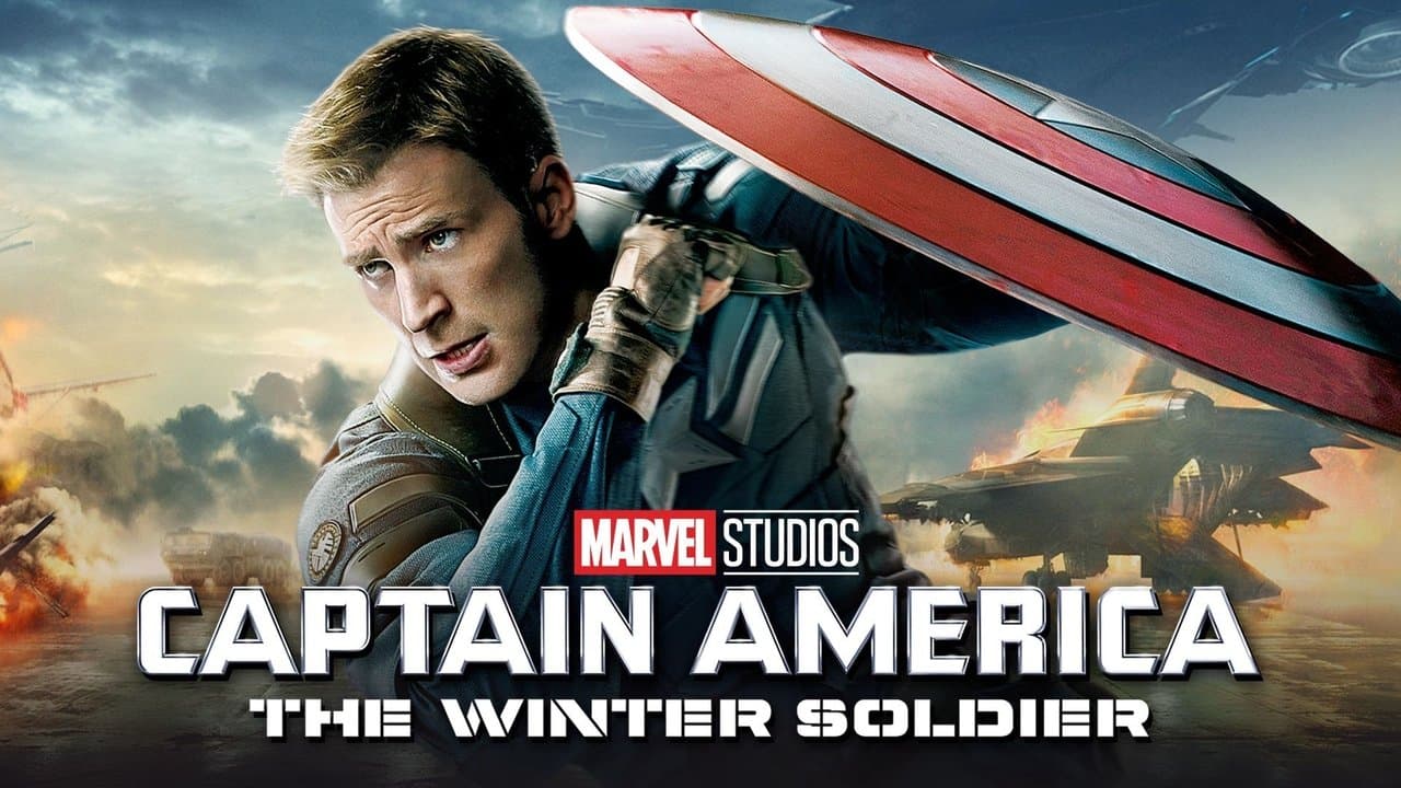 Captain America: The Winter Soldier — backdrops with title 2