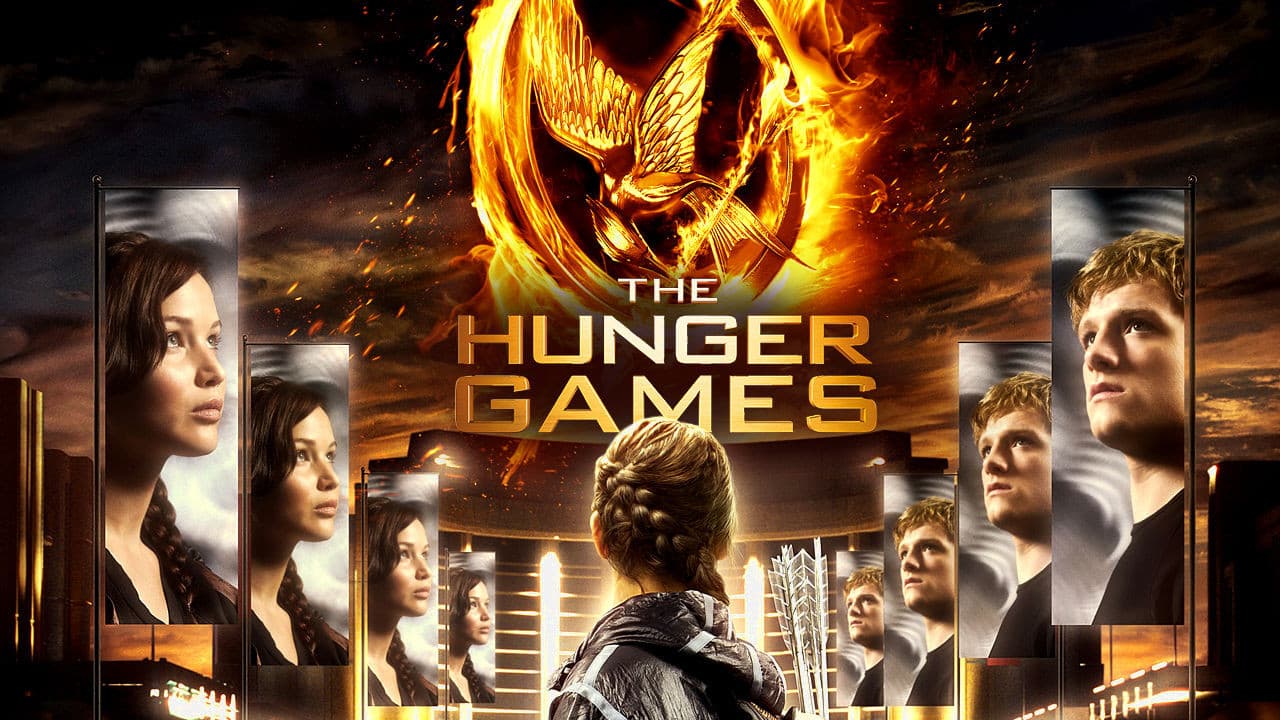 The Hunger Games — backdrops with title 4