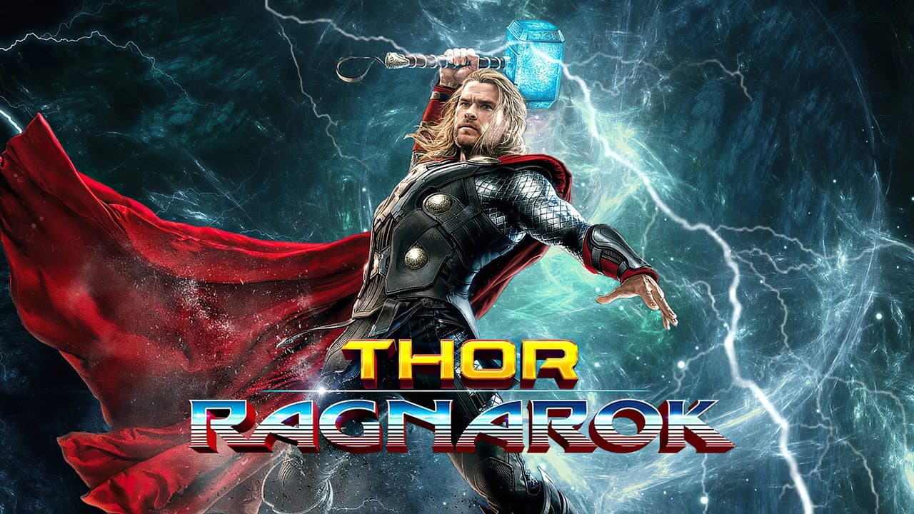 Thor: Ragnarok — backdrops with title 5