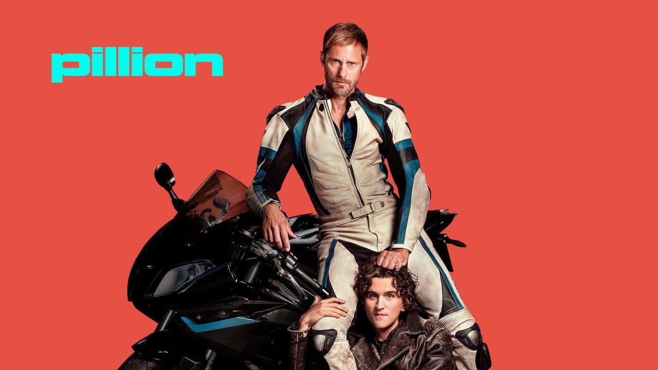 Pillion — backdrops with title 2