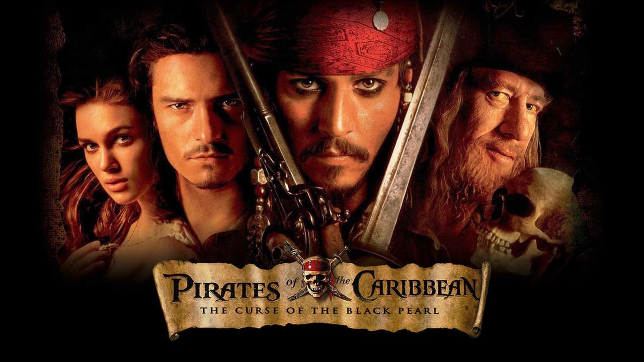 Pirates of the Caribbean: The Curse of the Black Pearl — backdrops with title 1