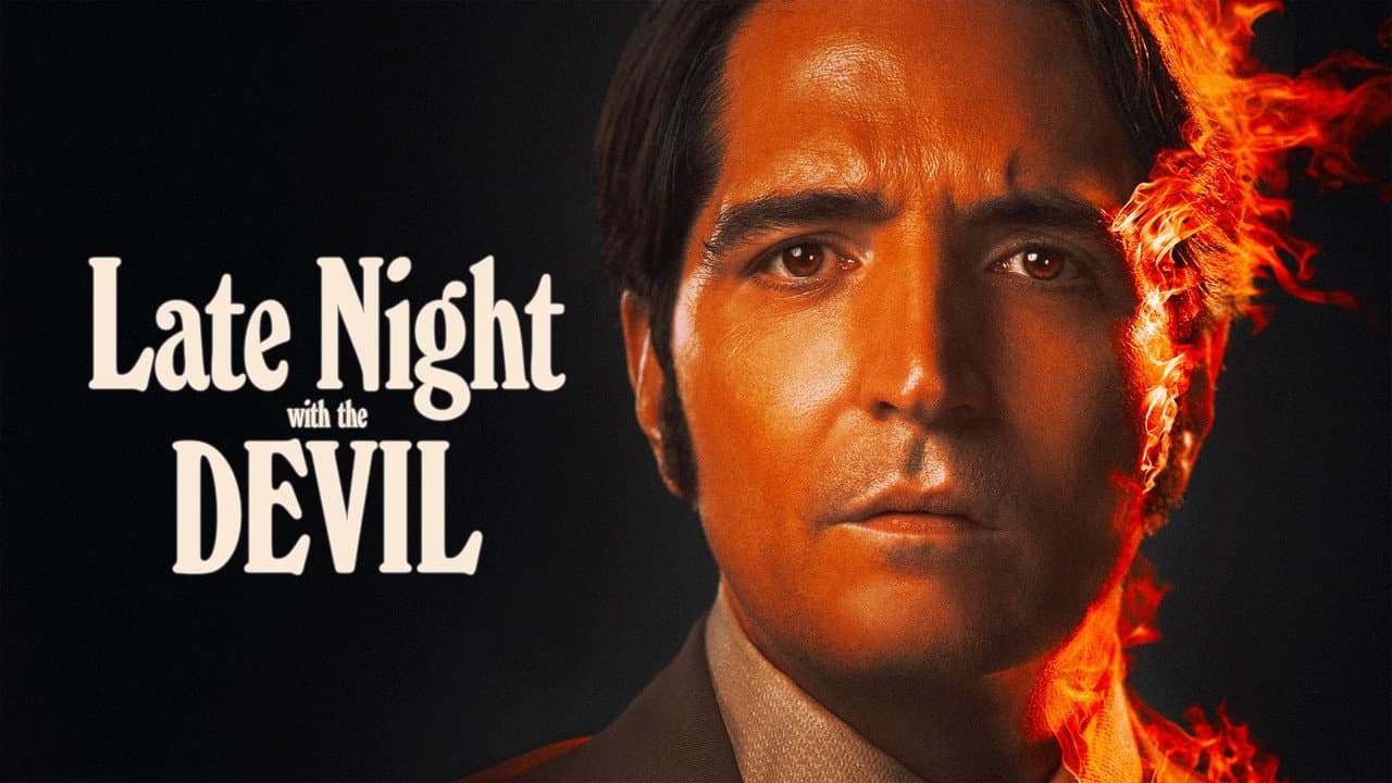 Late Night with the Devil — backdrops with title 2