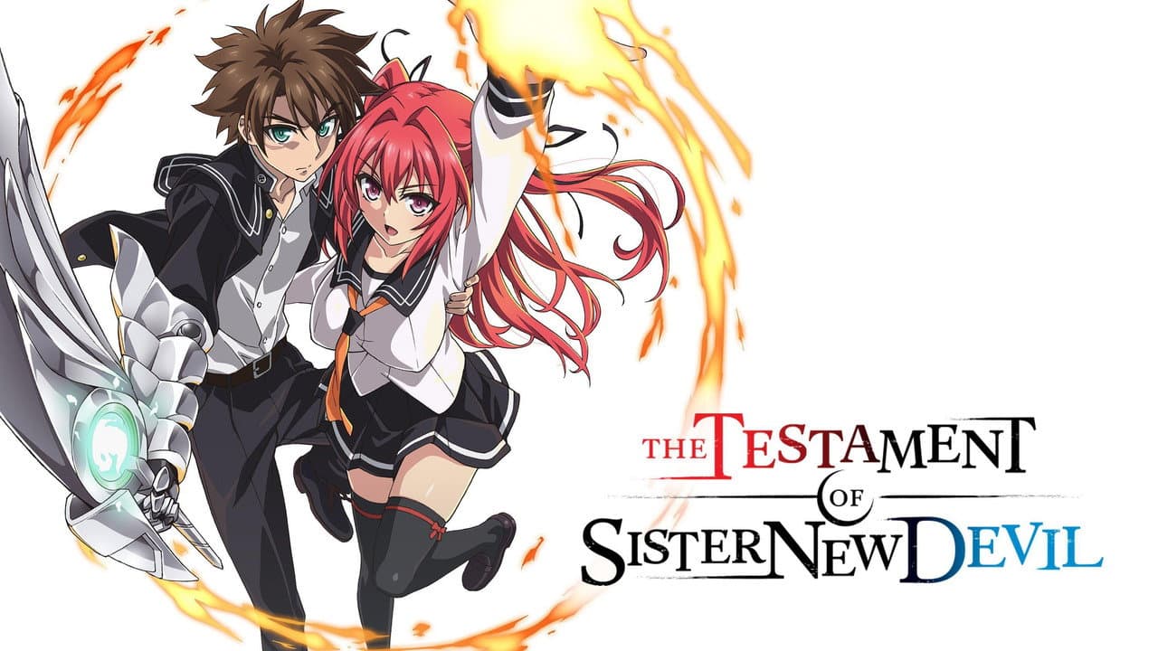 The Testament of Sister New Devil — backdrops with title 4