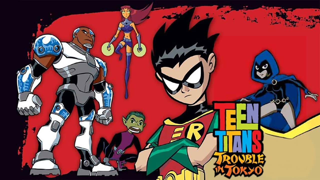 Teen Titans: Trouble in Tokyo — backdrops with title 1