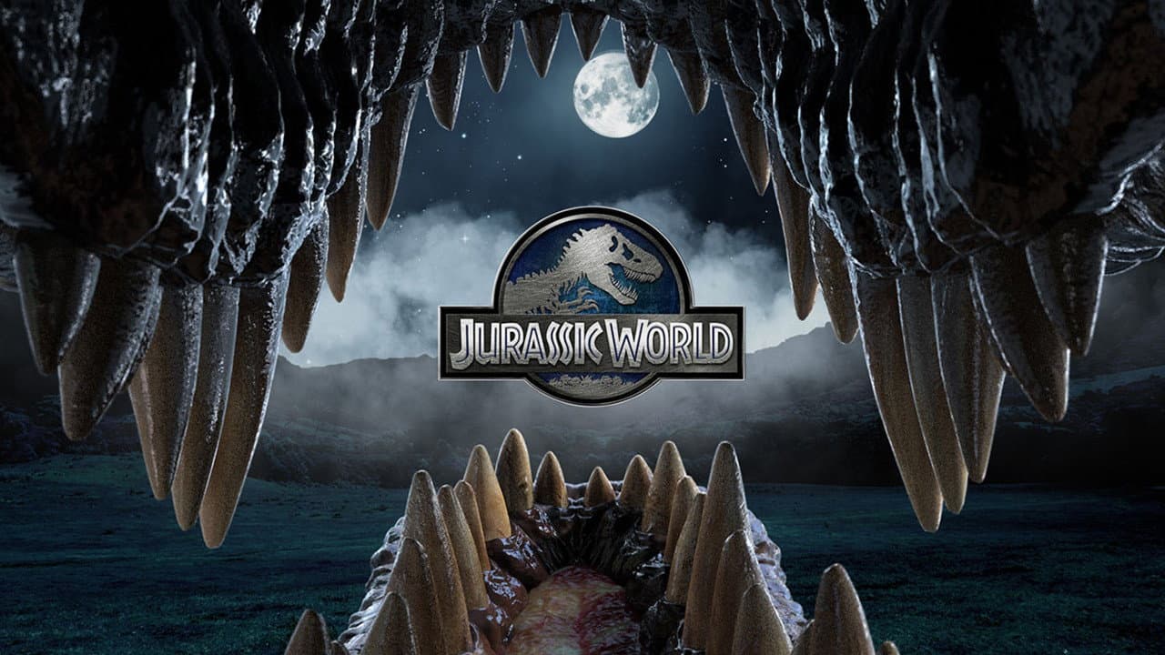 Jurassic World — backdrops with title 3
