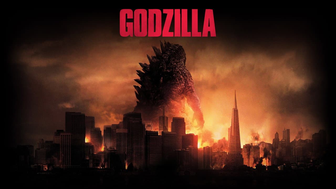 Godzilla — backdrops with title 6