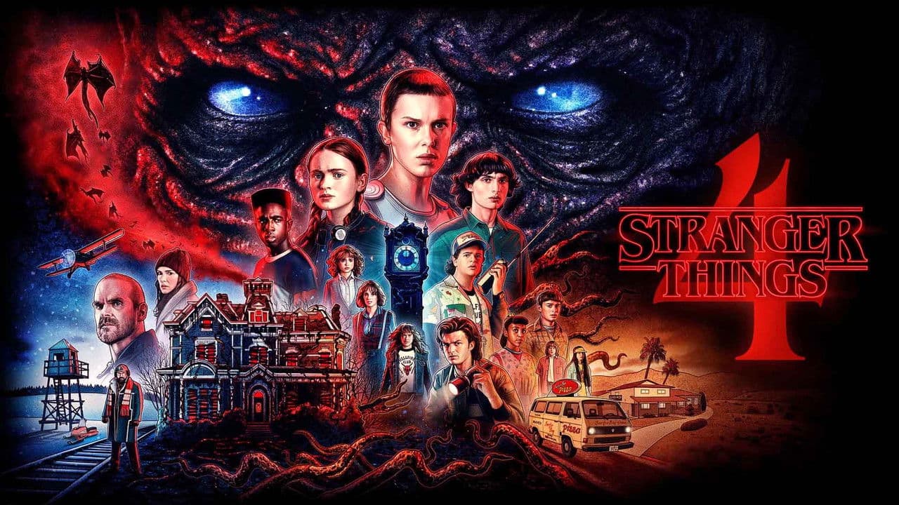 Stranger Things — backdrops with title 5
