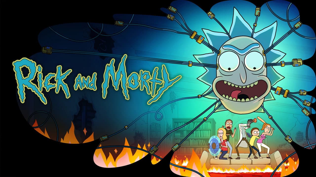 Rick and Morty — backdrops with title 1