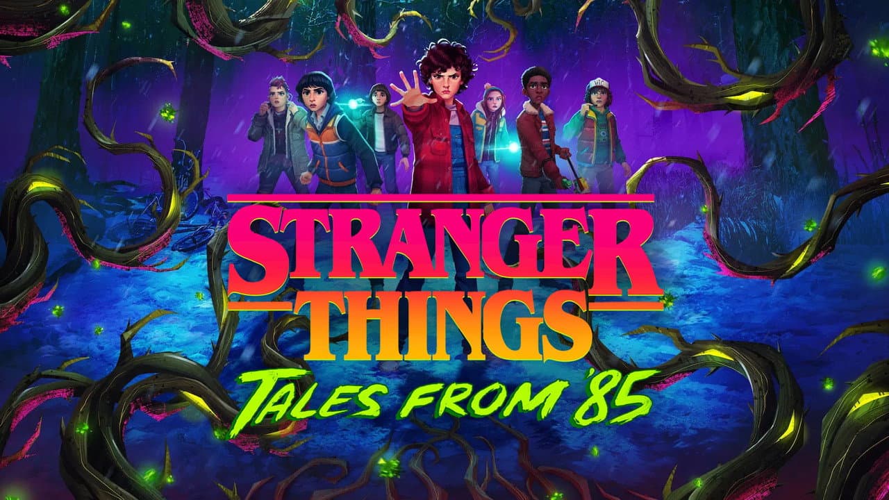Stranger Things: Tales from '85 — backdrops with title 1